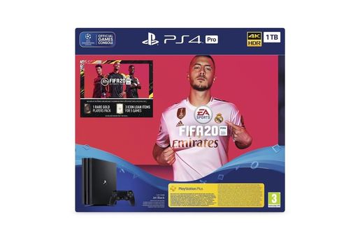 PlayStation 4 Pro 1TB G + FIFA 20 + FUT 20 vaučer
