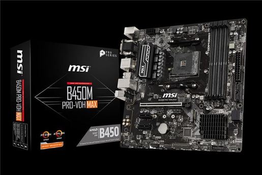Matična ploča MSI AM4 B450M PRO-VDH MAX