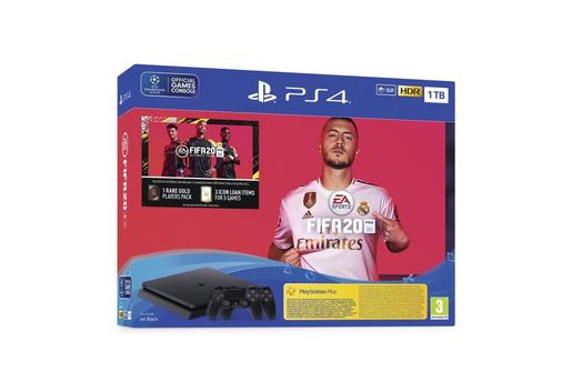 PlayStation 4 1TB F + FIFA 20 + FUT 20 vaučer + Dualshock 4