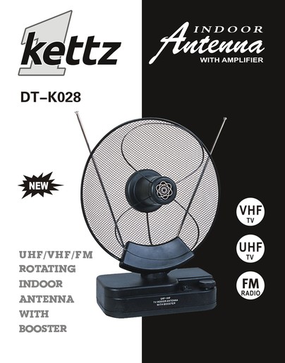 Kettz DT-K028, sobna TV/FM antena