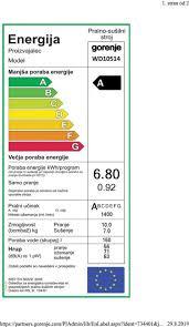 Gorenje mašina za pranje i sušenje veša WD10514