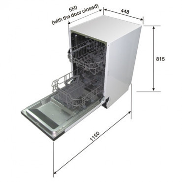 Candy ugradna mašina za pranje sudova CDI 1L949