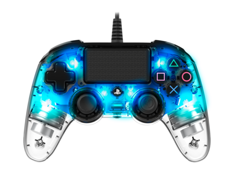 Nacon Nacon PS4 Wired Illuminated Compact Controller Blue