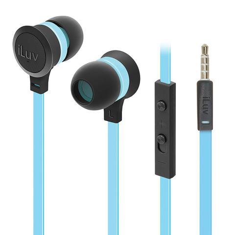 iLuv IEP336BBLN iLuv Neon Sound Stereo Earphones (with Micro