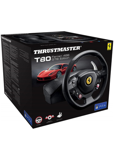 Thrustmaster 4160672 T80 Wheel Ferrari 488 GTB PS4