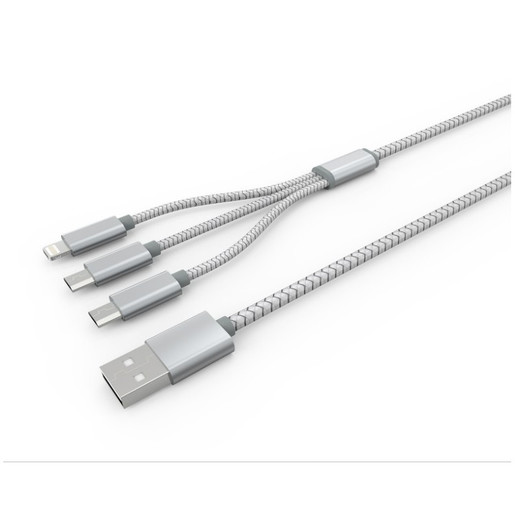 Siyoteam LC85C LDNIO 3in1 Lightning, Micro &amp; Type C USB