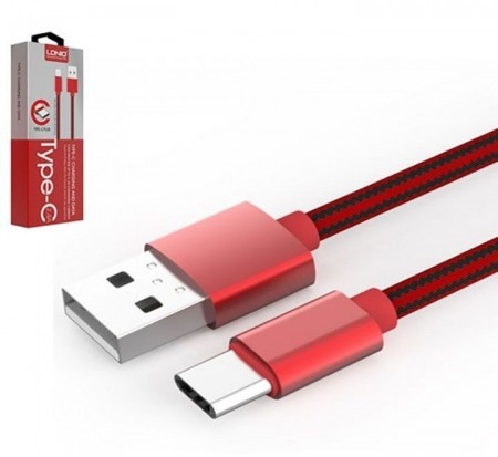 Siyoteam LDNIO Micro USB Cable, 2m, Black - Red