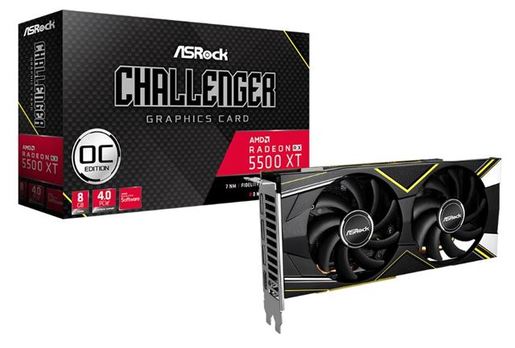 VGA PCIe ASRock R RX 5500 XT Challenger D 8G OC