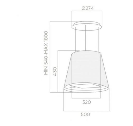 ELICA  aspirator JUNO IX/F/50