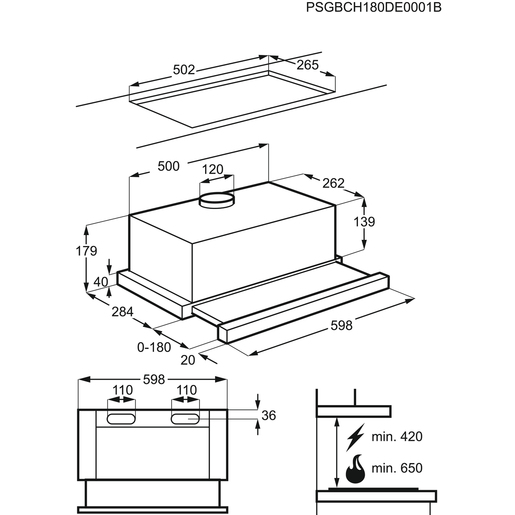 Electrolux LFP316S ugradni aspirator