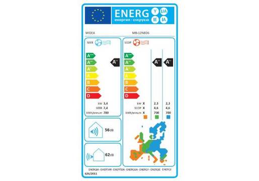 Midea klima uređaj MB-12N8D6 MISSION II