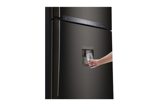 LG kombinovani frižider - zamrzivač gore GTF744BLPZD