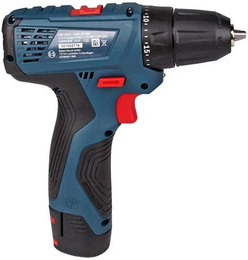 Bosch Professional GSR 120-LI akumulatorska bušilica/odvrtač (2x 2,0 Ah, GAL 1210 CV, kofer) 06019G8000