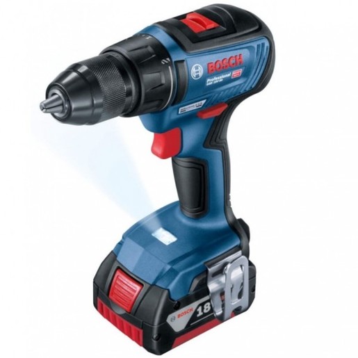 Bosch Professional GSR 18V-50 akumulatorska bušilica/odvrtač (2x 2,0 Ah, GAL 18V-20, kofer) 06019H5000