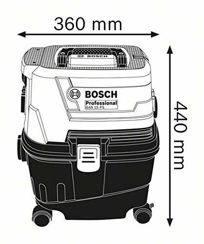 Bosch Professional GAS 15 PS usisivač za mokro/suvo usisavanje 06019E5100