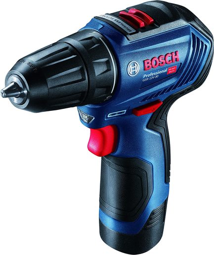 Bosch Professional GSR 12V-30 akumulatorska bušilica/odvrtač (2x 2,0 Ah, GAL 12V-40, kofer) 06019G9000