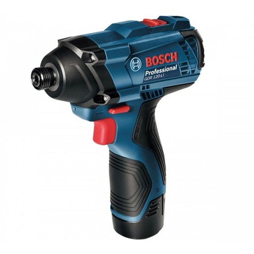 Bosch Professional GDR 120-LI akumulatorski udarni odvrtač (2x 1,5 Ah, AL 1210 CV, kofer) 06019F0001