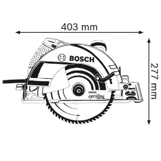 Bosch Professional GKS 235 Turbo ručna kružna testera 06015A2001