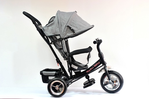 Tricikl Playtime "Simple", model 411 sivi