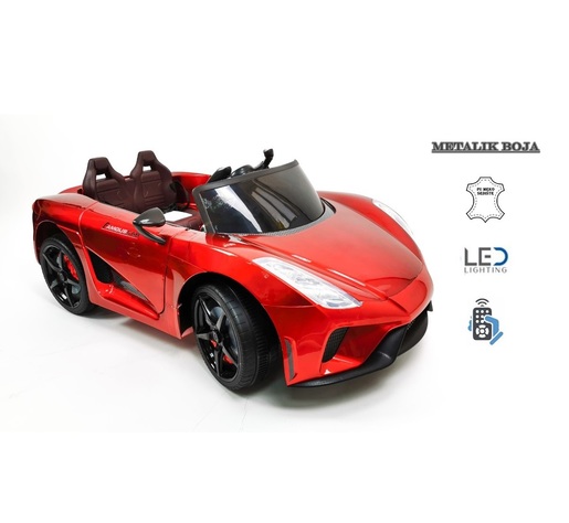 Dečiji auto, model 244-1 metalik crveni