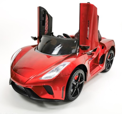 Dečiji auto, model 244-1 metalik crveni