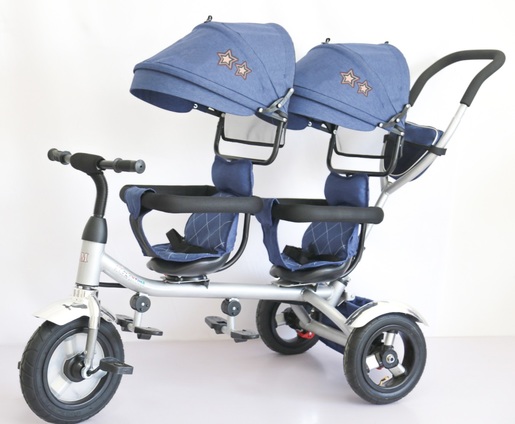 Tricikl Playtime "Twins", model 412-1 plavi