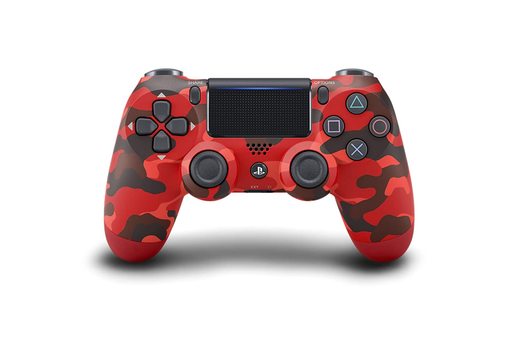 PS4 Dualshock Red Camouflage