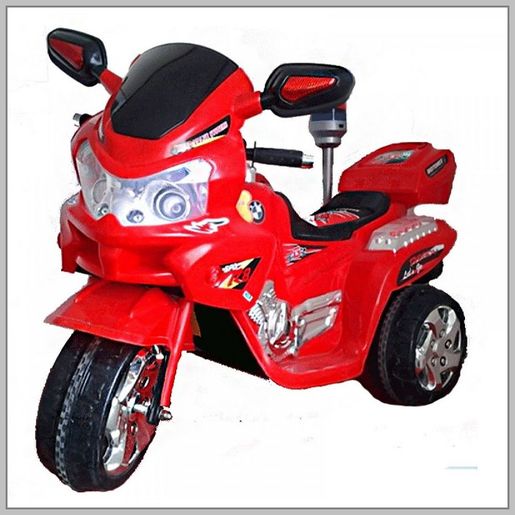 Dečiji motor na akumulator, model 111 crveni