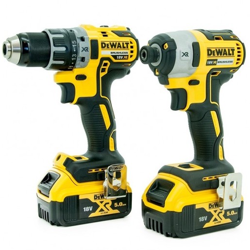 DeWalt DCK268P2T set aku alata (DCD791, DCF887, 2 x 5 Ah baterija, punjač, kofer)