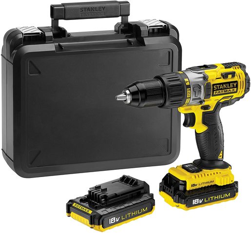 Stanley Fatmax FMC625D2 akumulatorska udarna bušilica-odvijač (2 X 2.0 Ah, punjač, kofer)