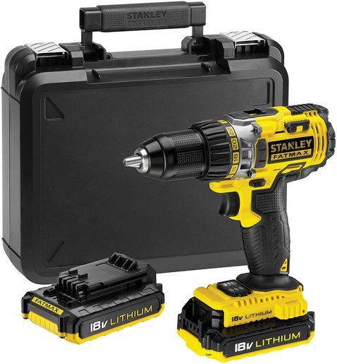 Stanley Fatmax FMC600D2 akumulatorska bušilica-odvijač (2 x 2.0 Ah, punjač, kofer)