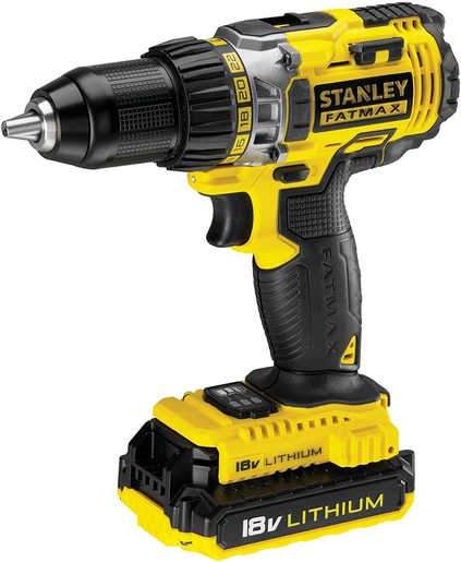 Stanley Fatmax FMC600D2 akumulatorska bušilica-odvijač (2 x 2.0 Ah, punjač, kofer)