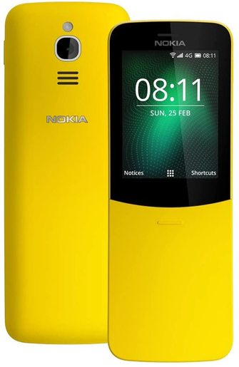 Nokia 8110 4G DS Yellow, mobilni telefon