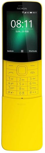 Nokia 8110 4G DS Yellow, mobilni telefon