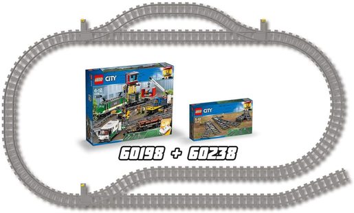 LEGO City 60238 šine skretnice