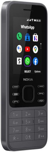 Nokia 6300 4G DS Charcoal, mobilni telefon