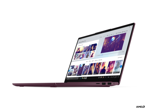 Laptop Lenovo Yoga Slim 7 14IIL05 82A2005BYA 14 FHD IPS 100%sRGB Six-Core AMD Ryzen 5 4500U 2.3GHz,16GB RAM,512 GB SSD,AMD Radeon Graphics,Windows 10 Home,laptop