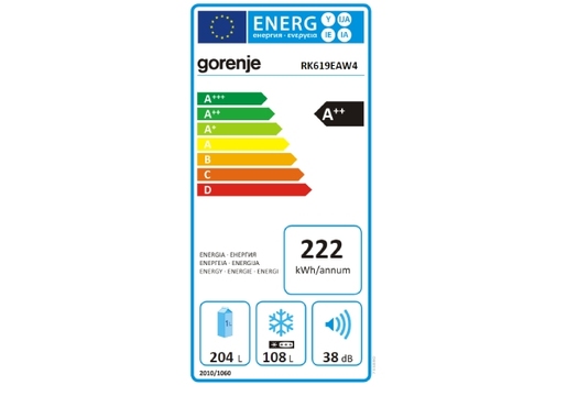Gorenje RK619EAW4 kombinovani frižider