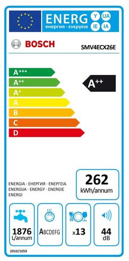 Bosch ugradna mašina za pranje sudova SMV4ECX26E