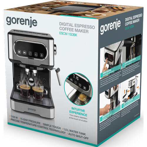Gorenje aparat za espresso ESCM15DBK