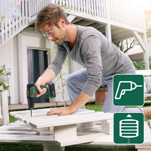 Bosch UniversalDrill 18 akumulatorska bušilica/odvrtač (1x 1,5 Ah, kofer) 06039D4001