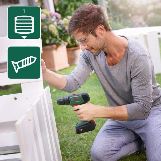 Bosch UniversalDrill 18 akumulatorska bušilica/odvrtač (1x 1,5 Ah, kofer) 06039D4001