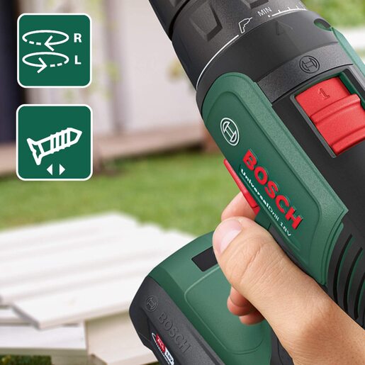 Bosch UniversalDrill 18 akumulatorska bušilica/odvrtač (1x 1,5 Ah, kofer) 06039D4001
