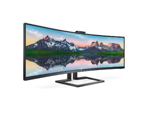 Monitor 48.8 PHILIPS 499P9H/00, 2xQHD, VA, 70Hz, 5ms, Adaptive-Sync, zakrivljeni, HDMI, DP, USB-C