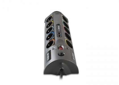 S-link Swapp SP10AF produžni kabl sa prekidačem i prenaponskom zaštitom, 1.8m, crni