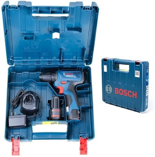 Bosch Professional GSR 120-LI akumulatorska bušilica/odvrtač + 23 delni set pribora (2x 2,0 Ah, GAL 1210 CV, kofer) 06019G8002