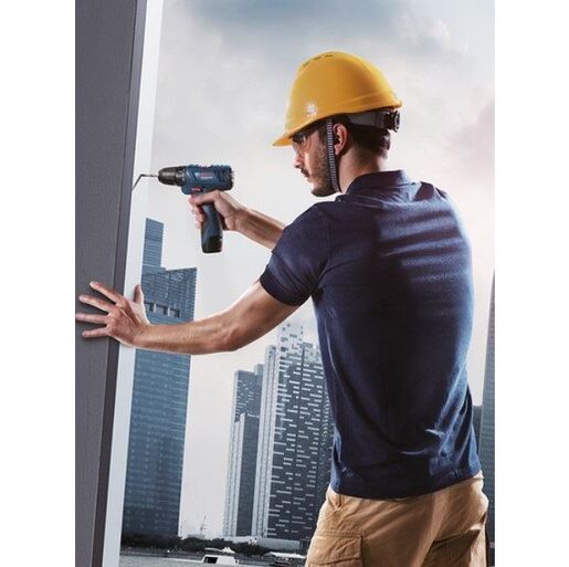 Bosch Professional GSR 120-LI akumulatorska bušilica/odvrtač + 23 delni set pribora (2x 2,0 Ah, GAL 1210 CV, kofer) 06019G8002