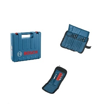 Bosch Professional GSR 120-LI akumulatorska bušilica/odvrtač + 23 delni set pribora (2x 2,0 Ah, GAL 1210 CV, kofer) 06019G8002