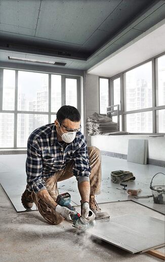 Bosch Professional GWS 180-LI 125mm akumulatorska ugaona brusilica (2x4.0 Ah, GAL 18V-40 EU, kofer) 06019H9021