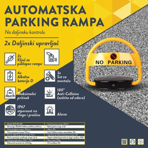Automatska Parking Rampa KVS-PL-901